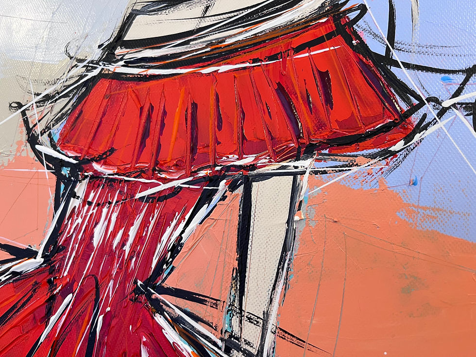 Miniature : Les andalouses... | 100x100cm