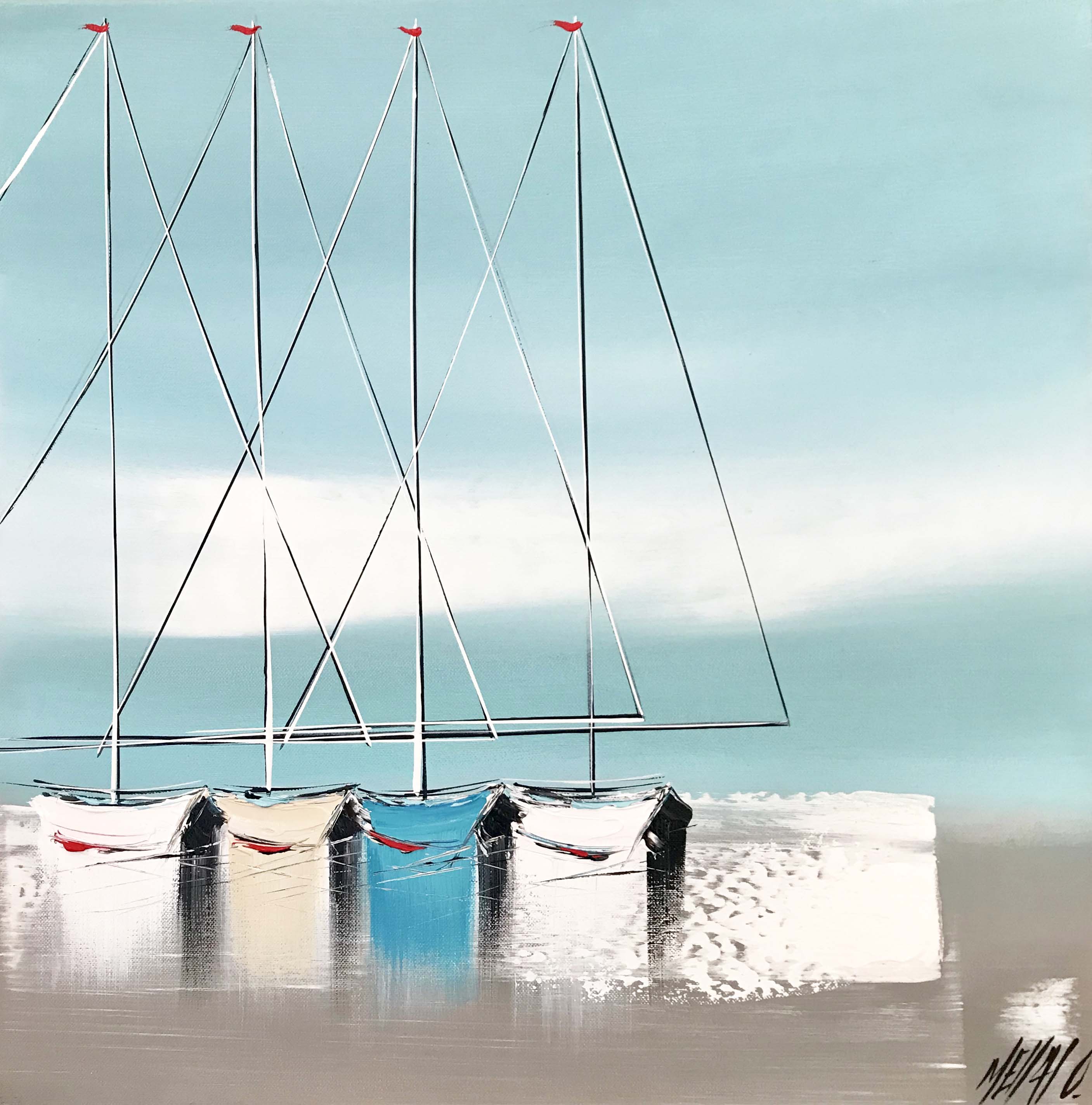 Le temps d'une pause.. | 50x50cm