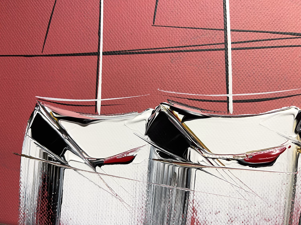 Miniature : Jeux de reflets... | 40x120cm