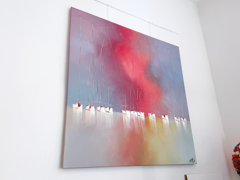 Miniature : Ciel d'ivresse... | 120x120cm
