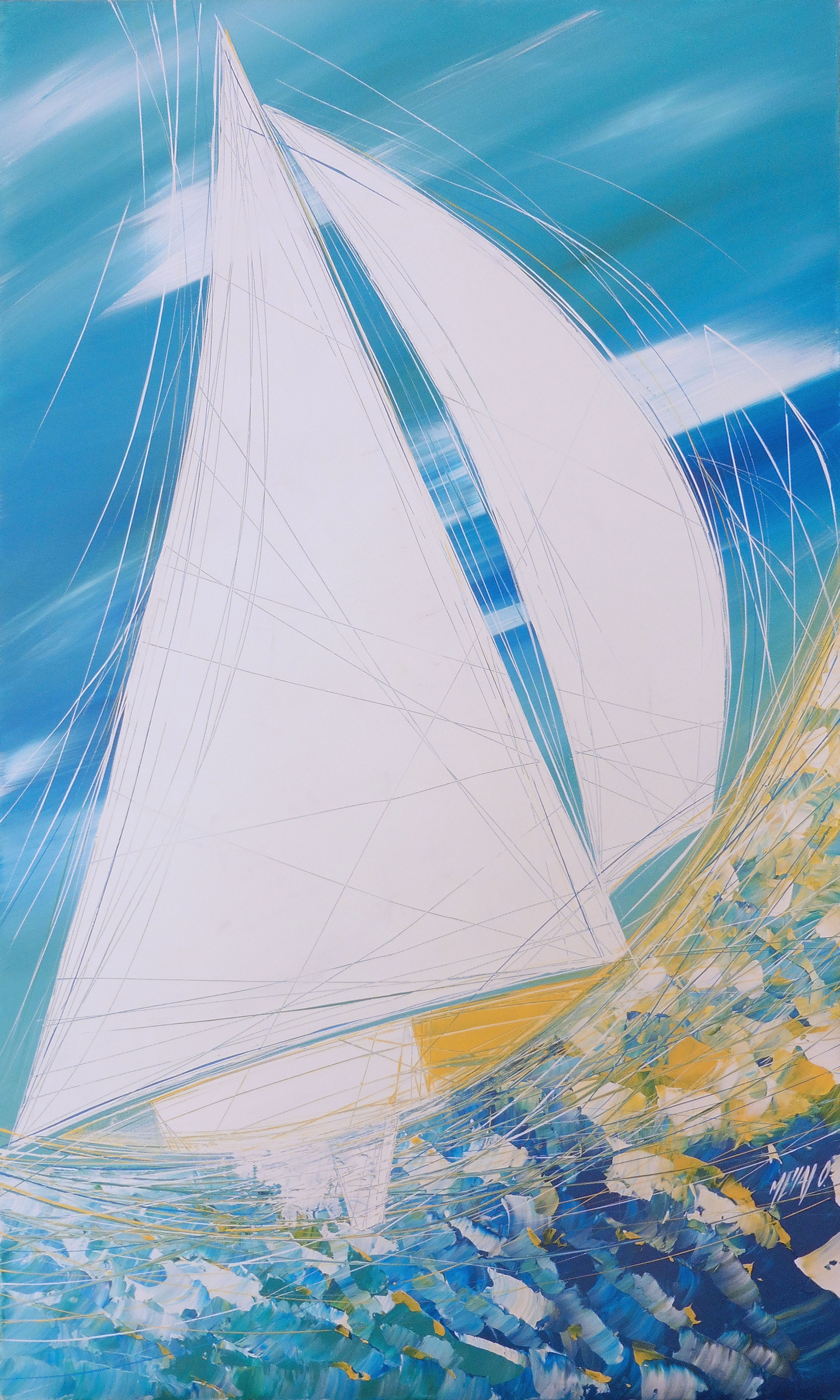 Les grandes voiles... I | 100x60cm