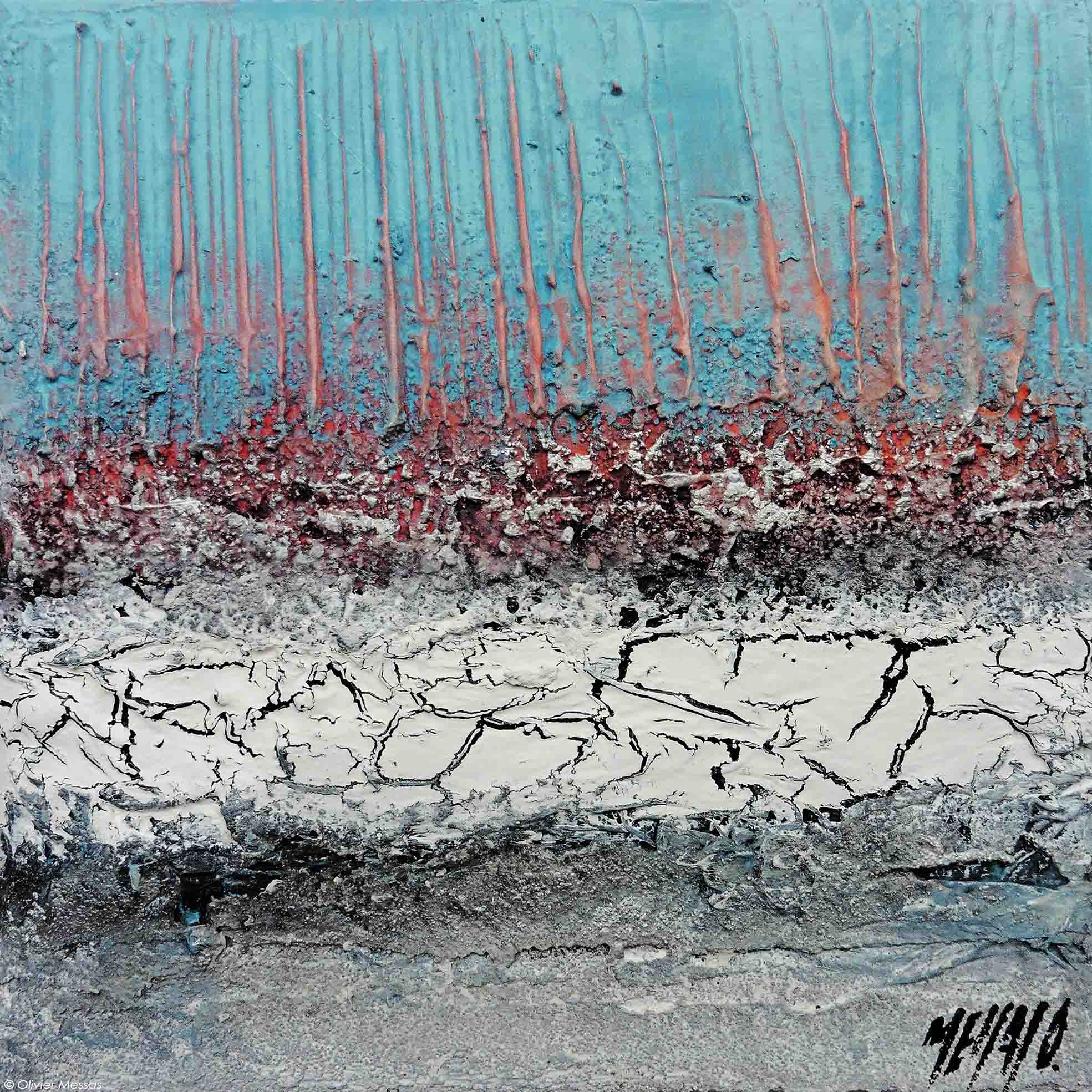 Les 4 éléments III, 20x20cm