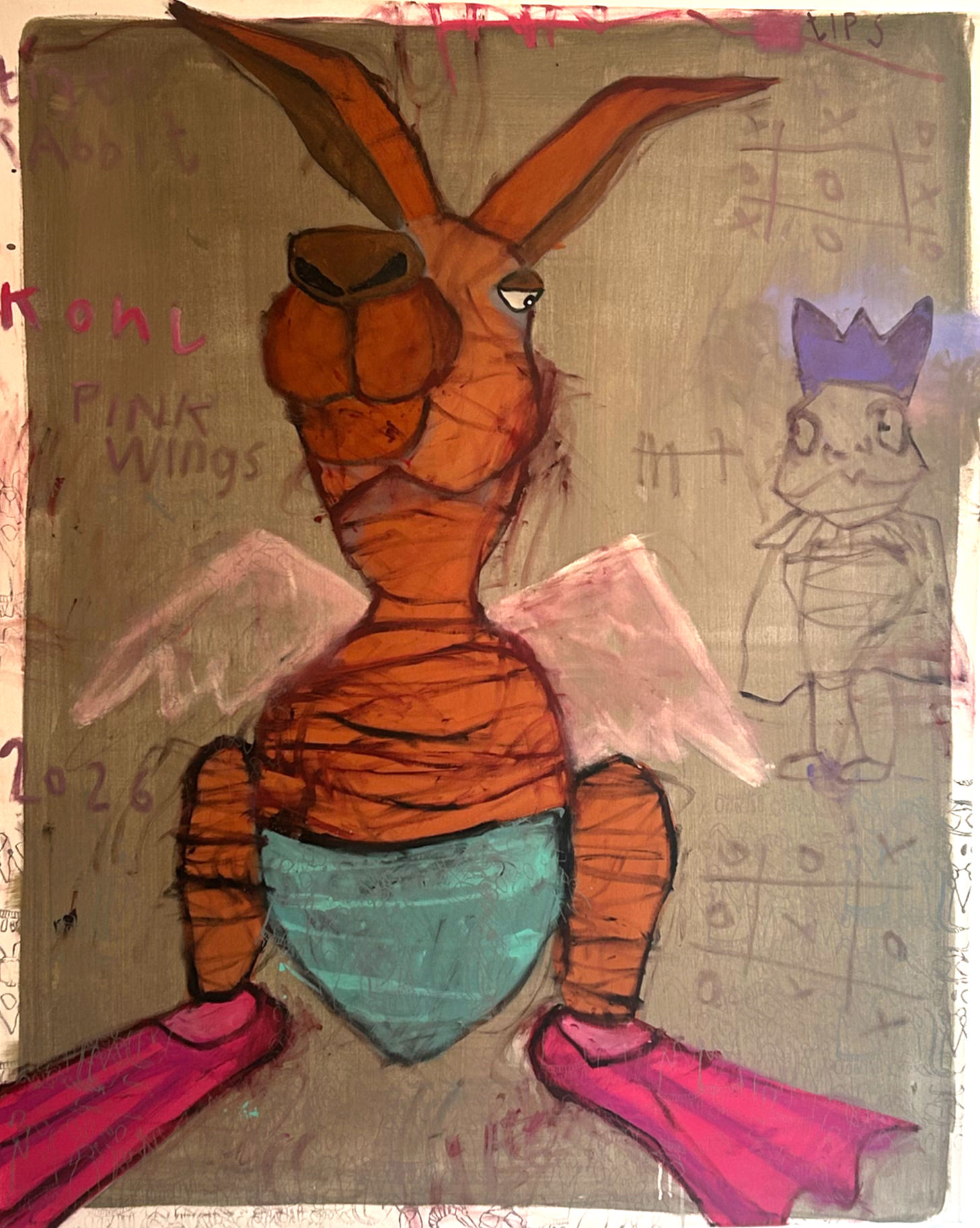 Pink Wings  |  120 x 150 cm