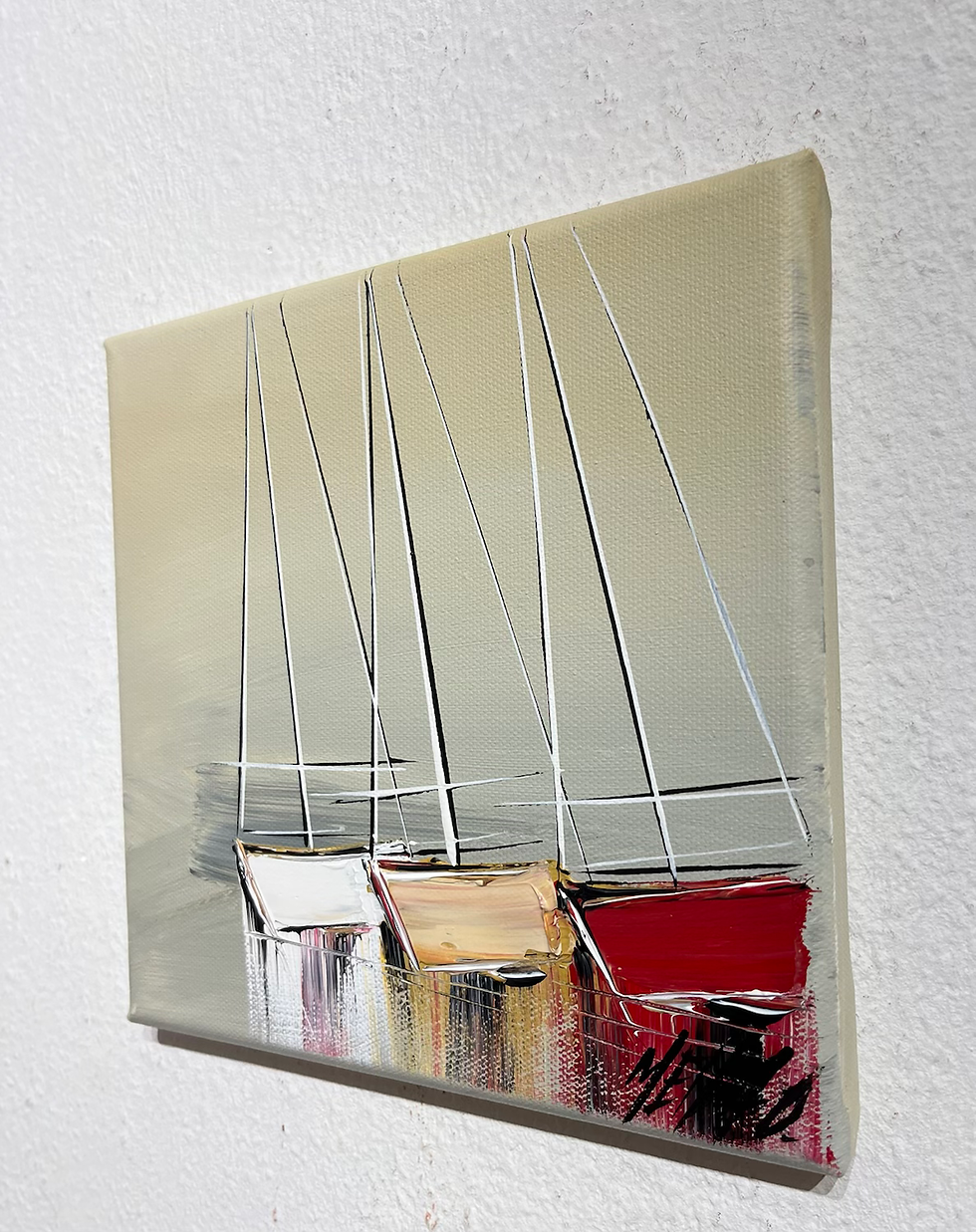 Miniature : Sur les rivages... | 20x20cm 