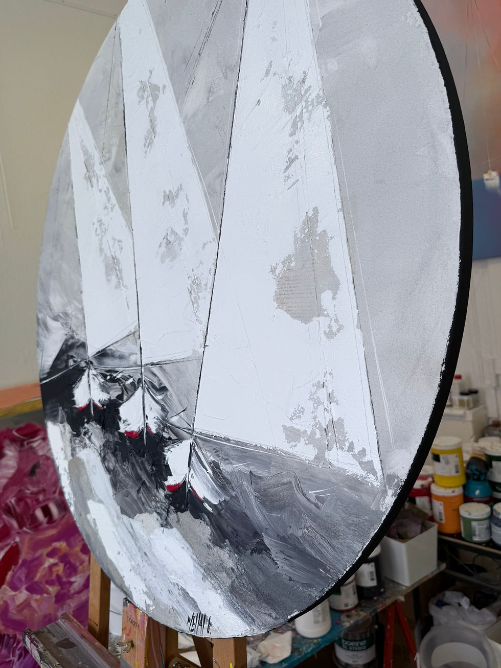 Miniature : Changement de cap... | 100x2cm