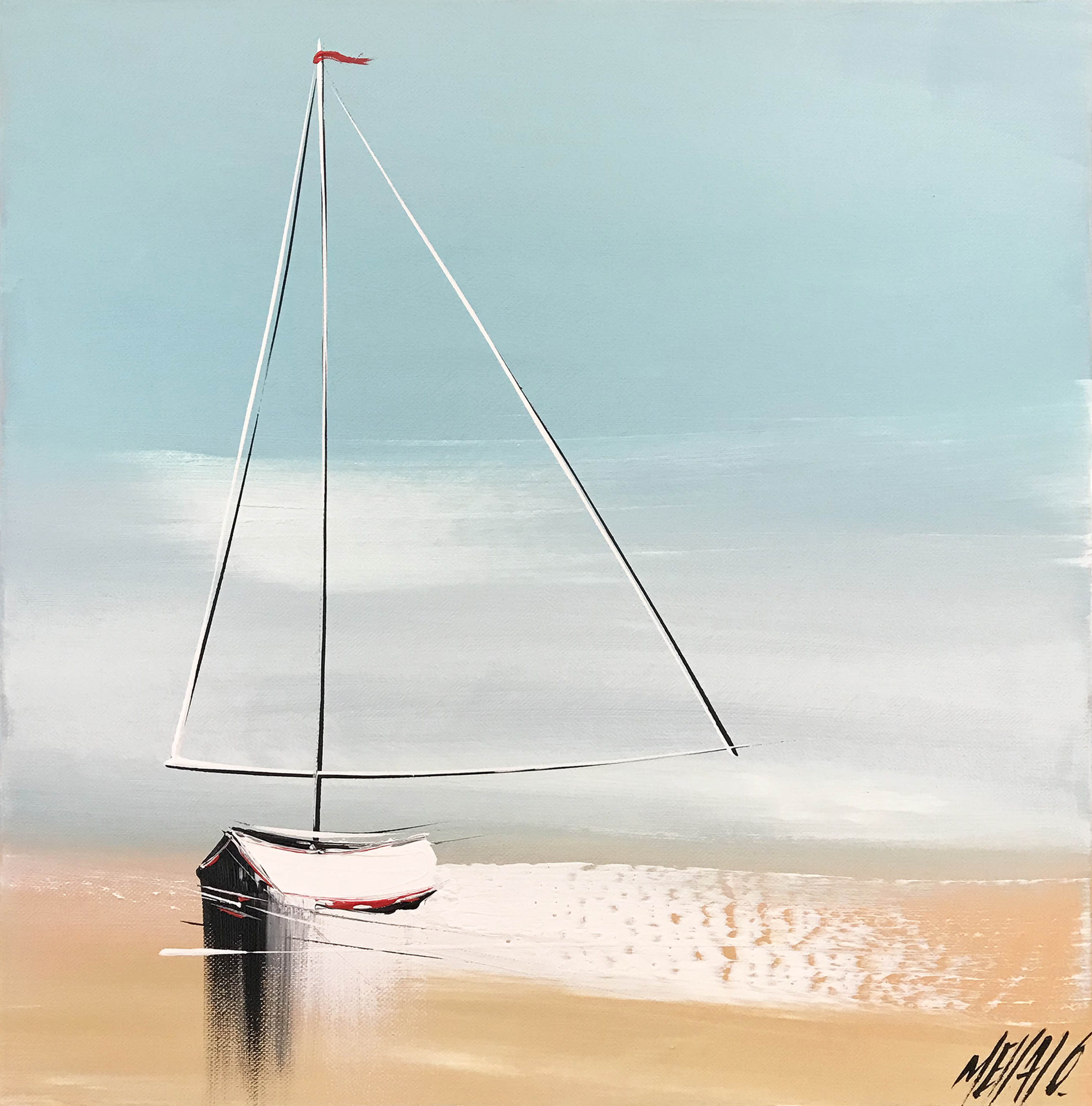En soliatire | 40x40cm
