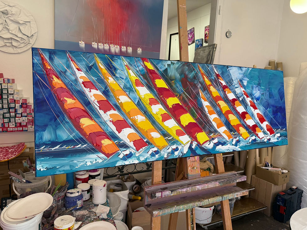 Miniature : Jour de vent… | 150x50cm