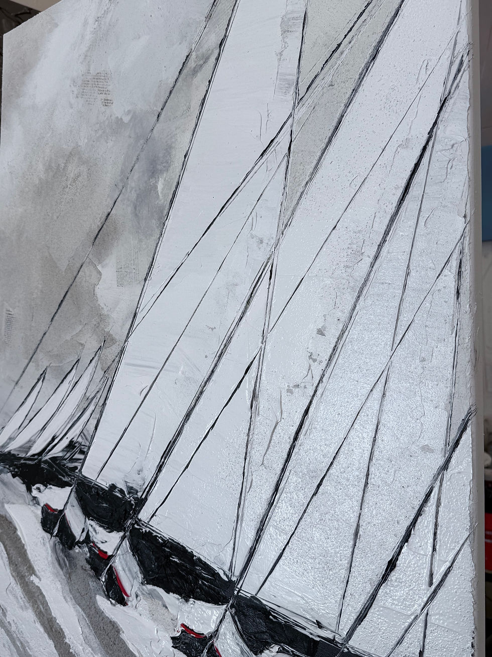 Miniature : Liberté en mer... | 80x100cm