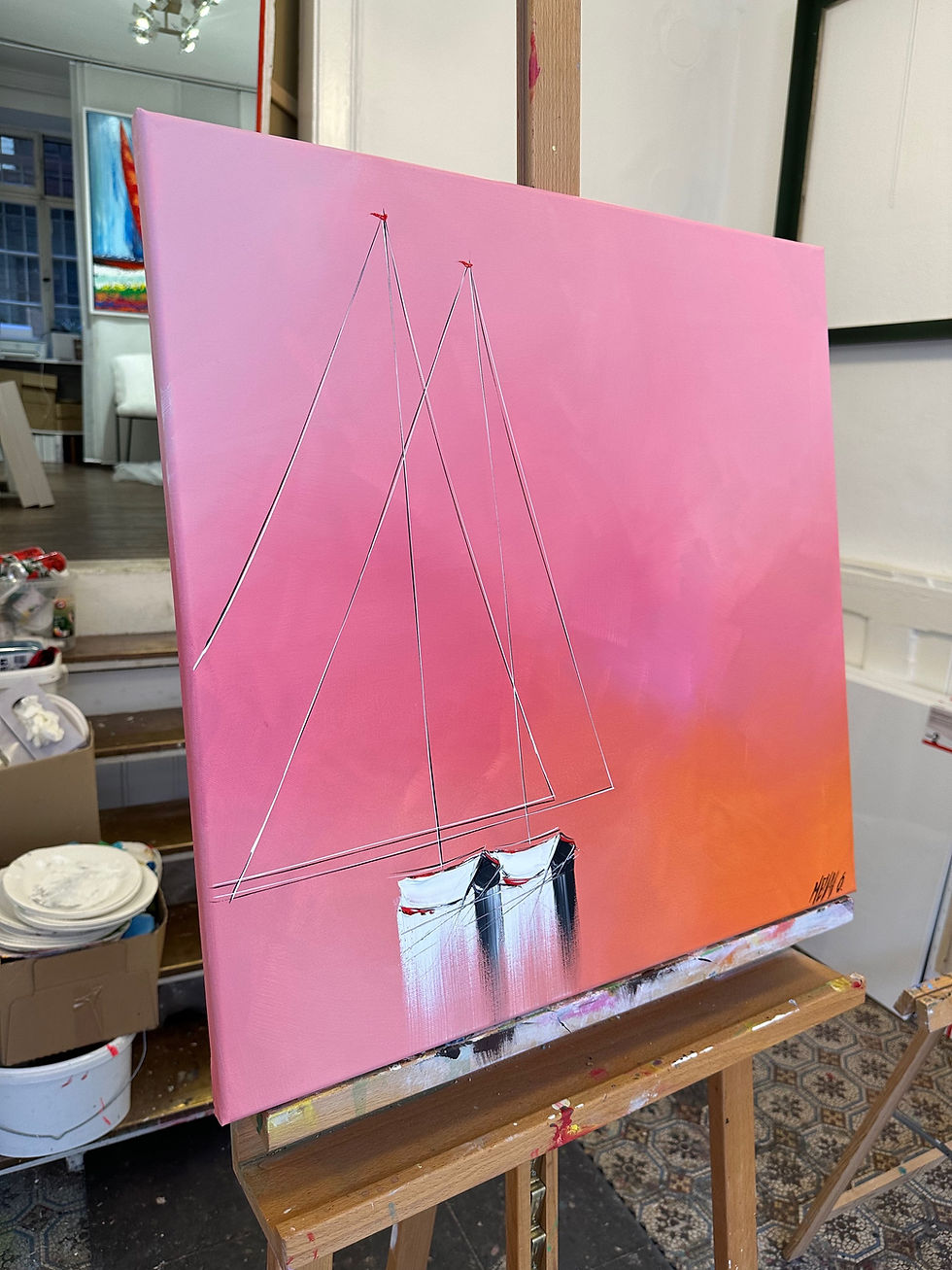 Miniature : En tête à tête… | 60x60cm 