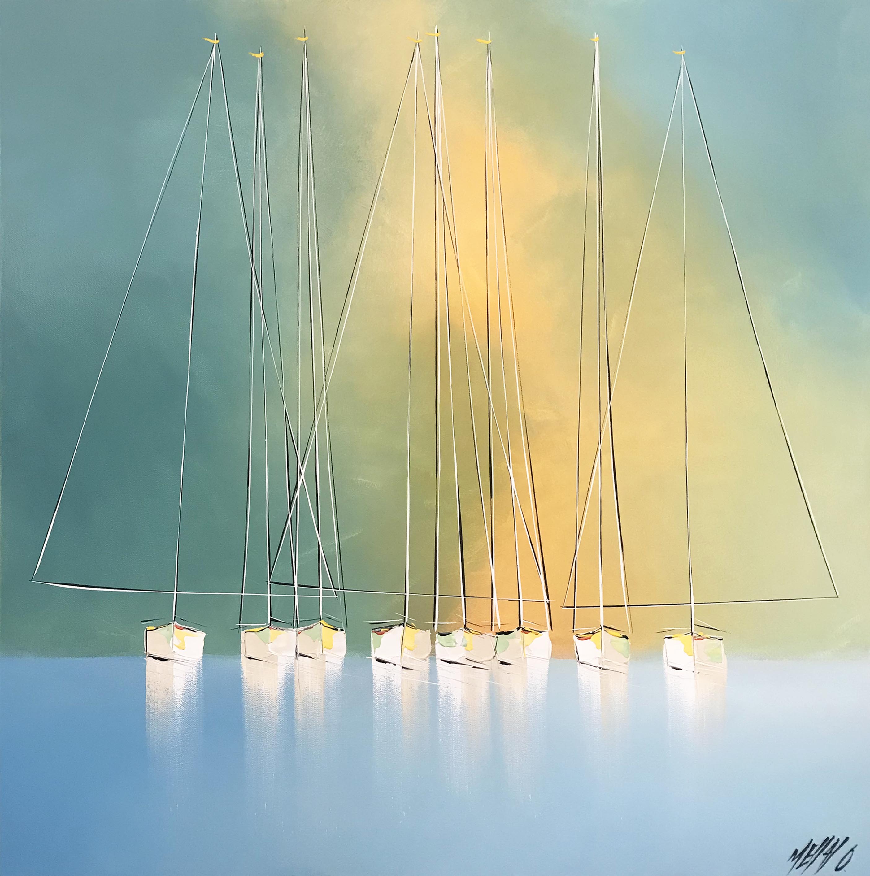 Lumière du bonheur... | 80x80cm
