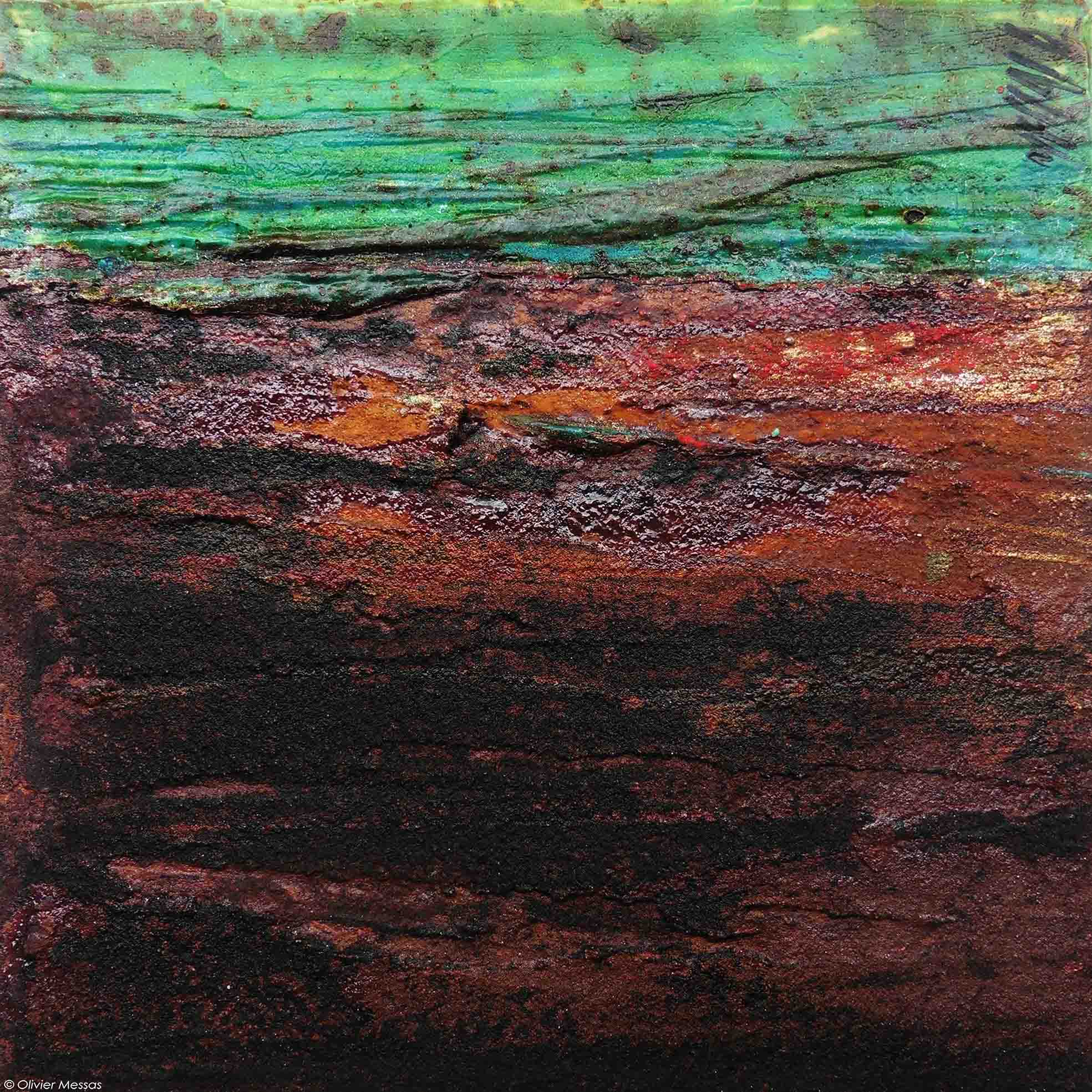 Rouille & oxydation III, 20x20cm