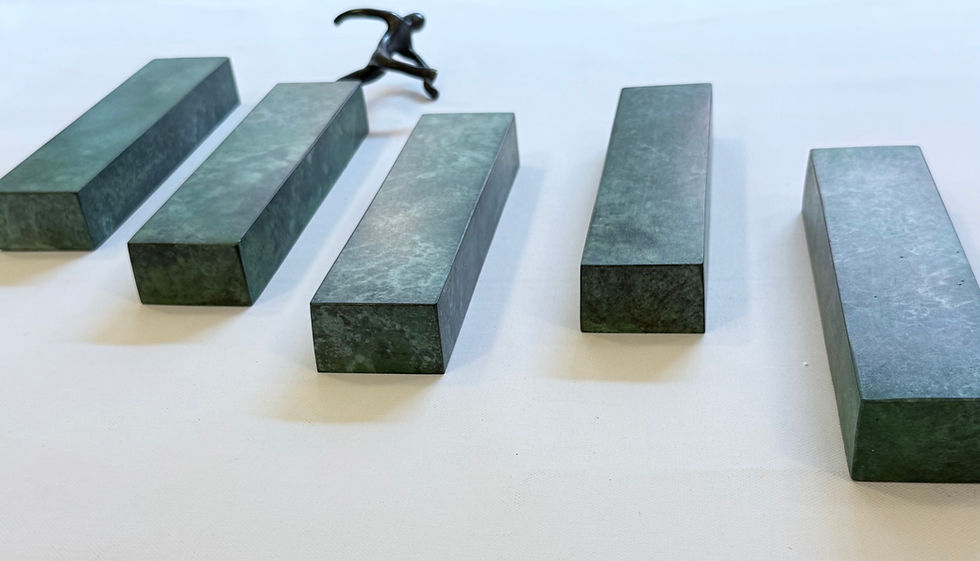 Miniature : À la recherche du bonheur... (bloc vert) | 50x38x3cm