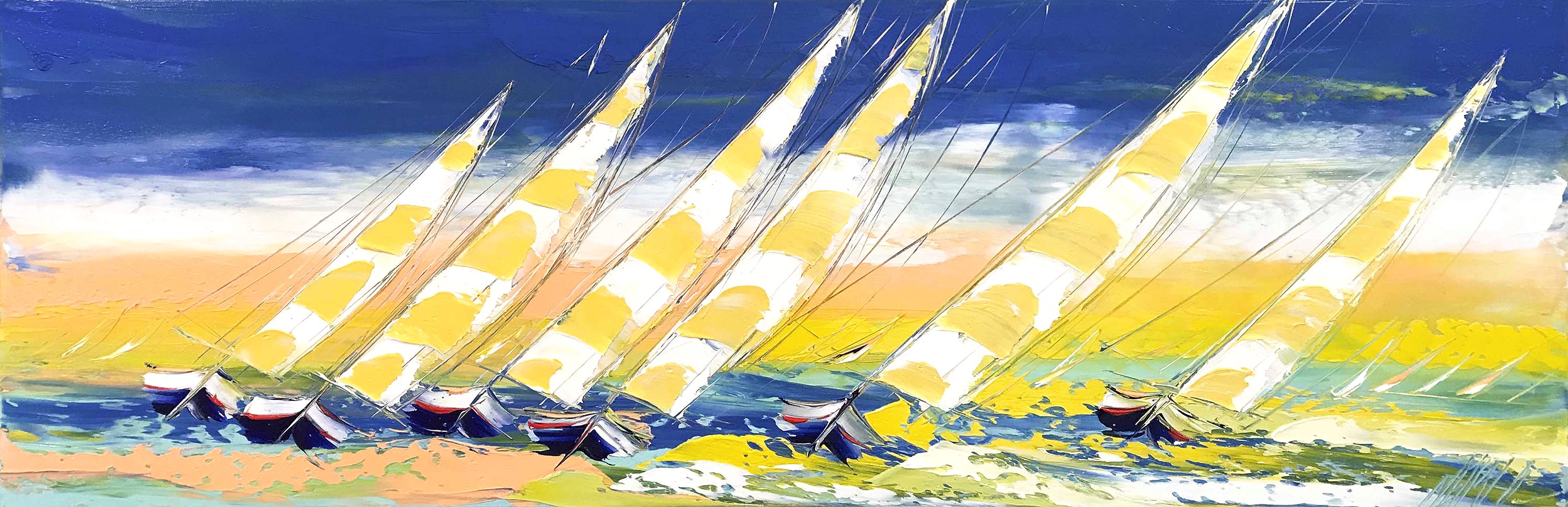 Jour de régate... | 40x120cm_modifié