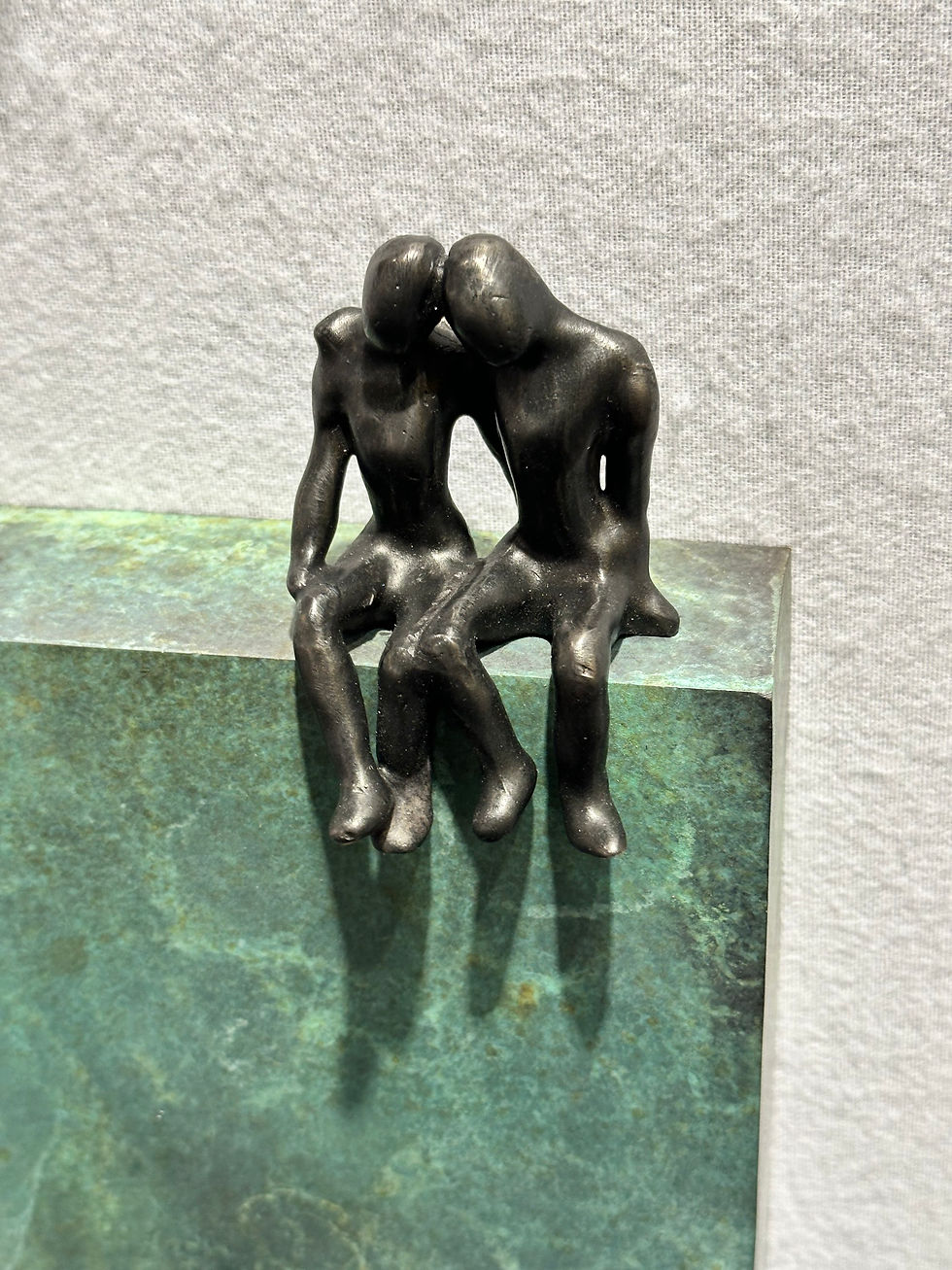 Miniature : Les petits amoureux... (bloc vert) | 25x18x5cm