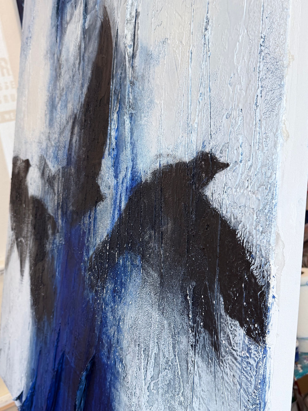 Miniature : Les ailes horizons... | 100x120cm