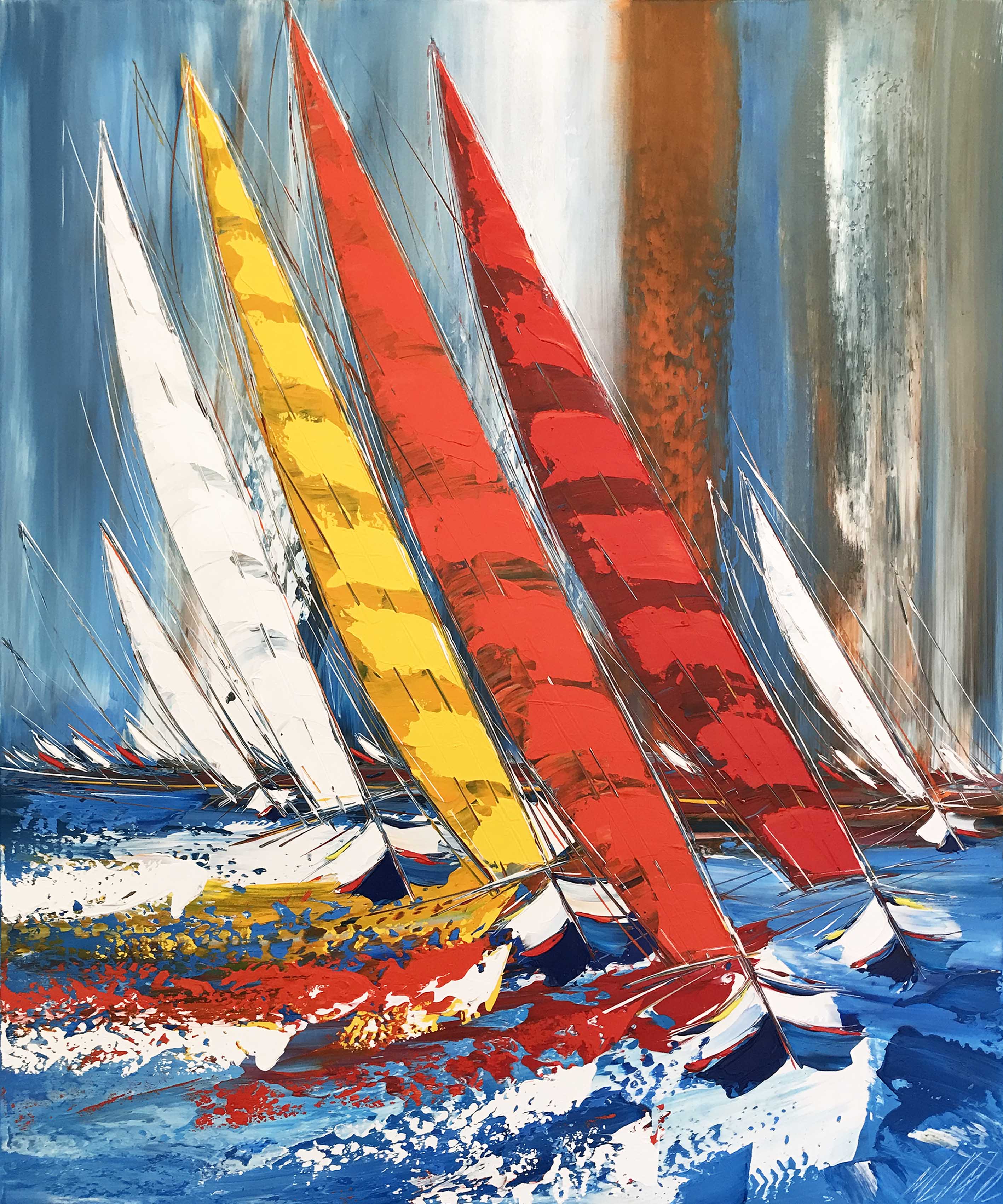 Éclat de voile | 120x100cm