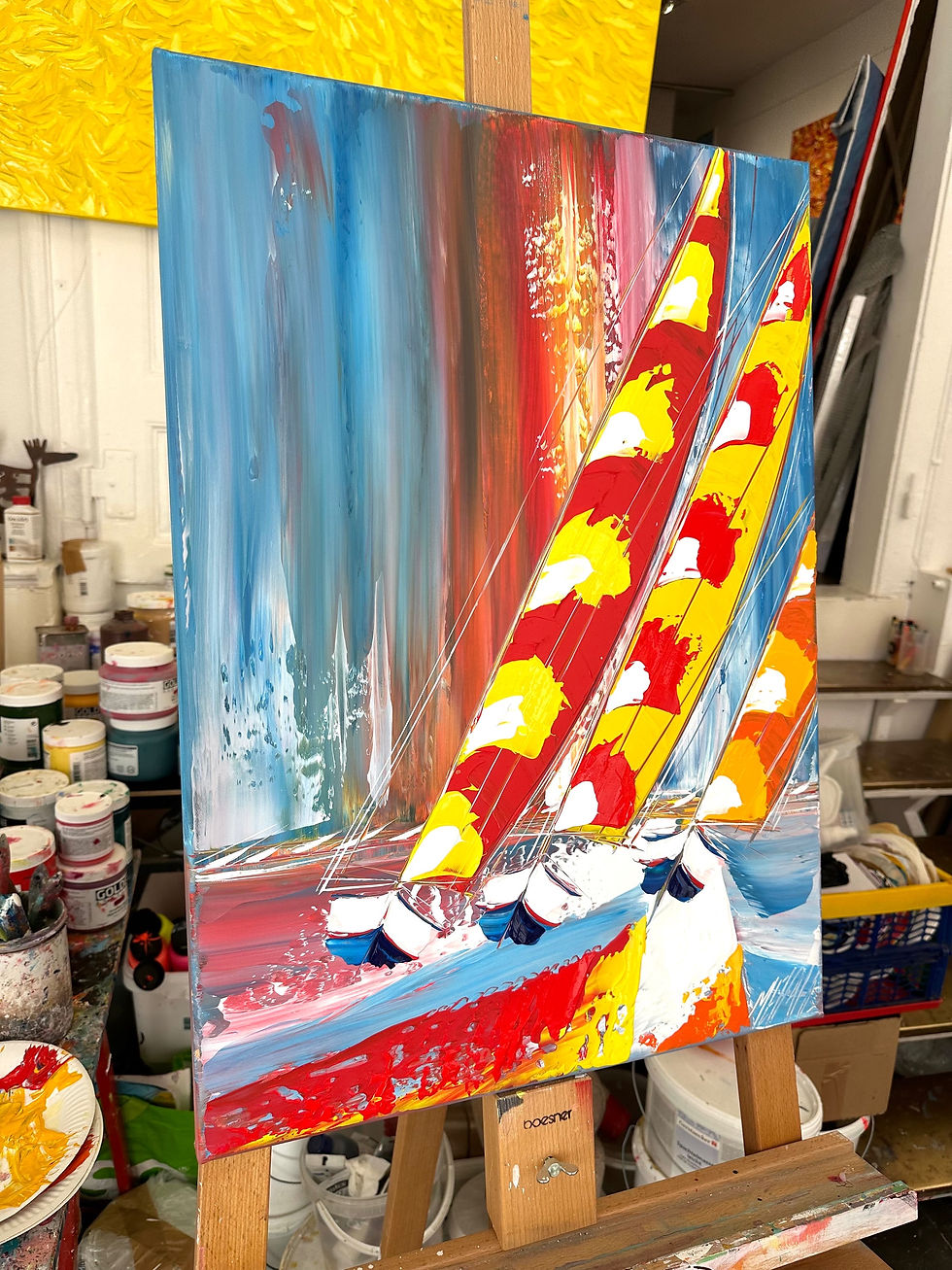 Miniature : Un océan de couleurs… | 50x70cm