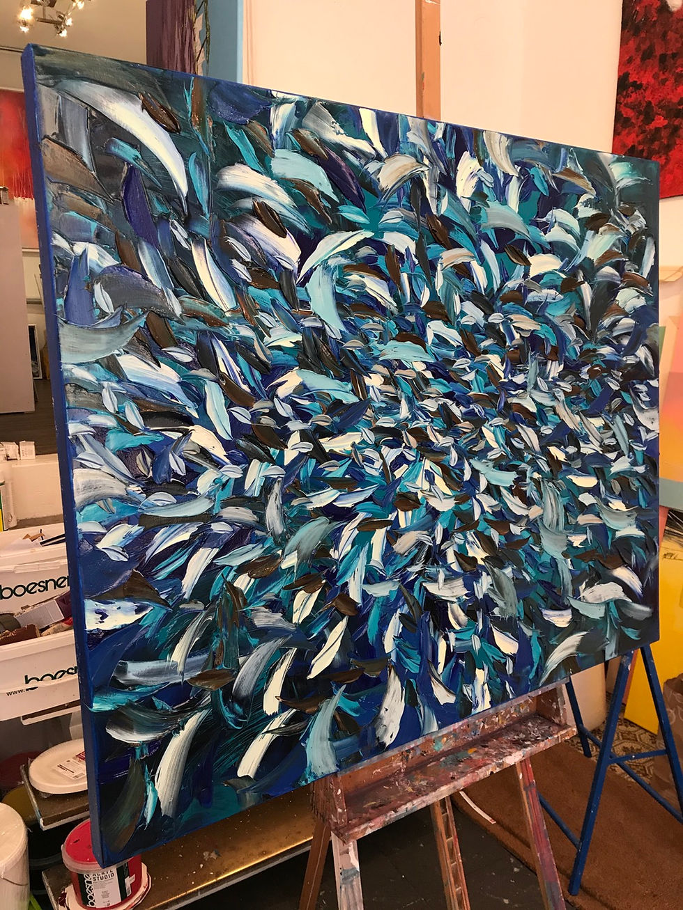 Miniature : Le chant des sirènes... | 100x120cm
