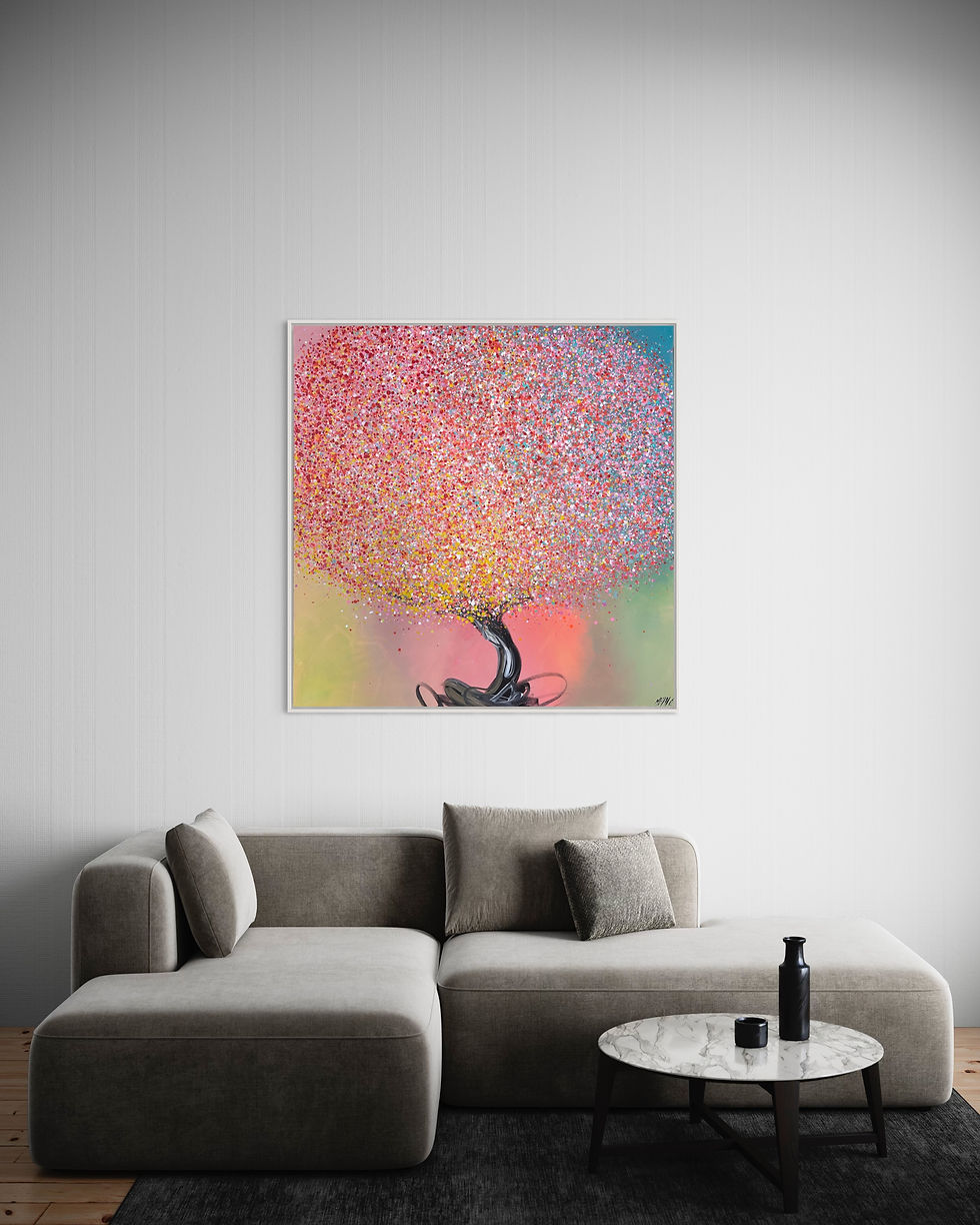 Miniature : Un parfum de bonheur... | 110x110cm