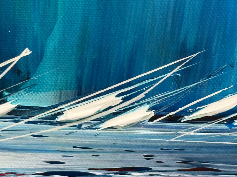 Miniature : En solitaire… | 80x80cm