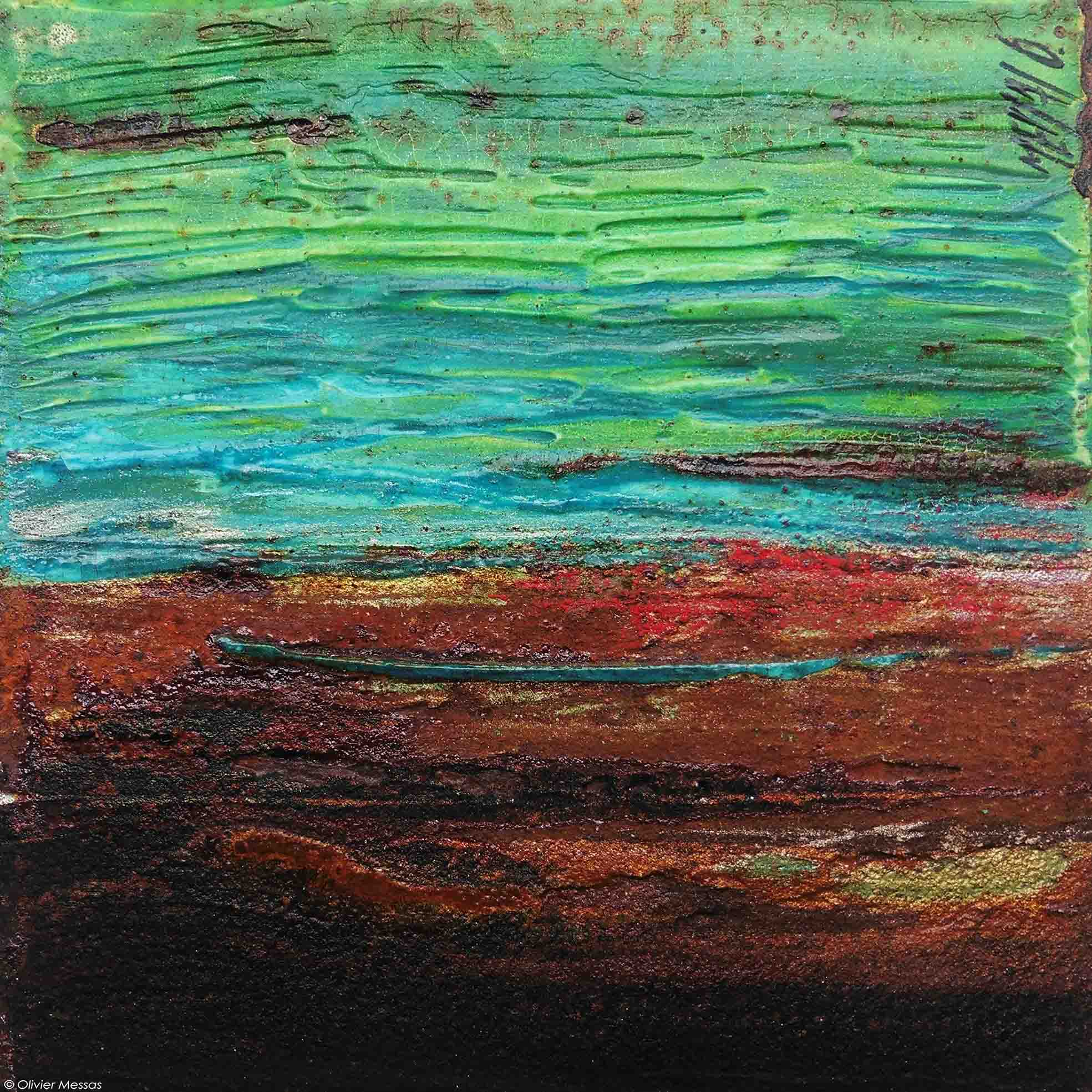 Rouille & oxydation IV, 20x20cm