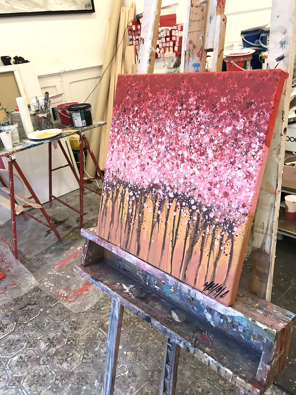 Miniature : Lumière à l’horizon... | 40x40cm🔴