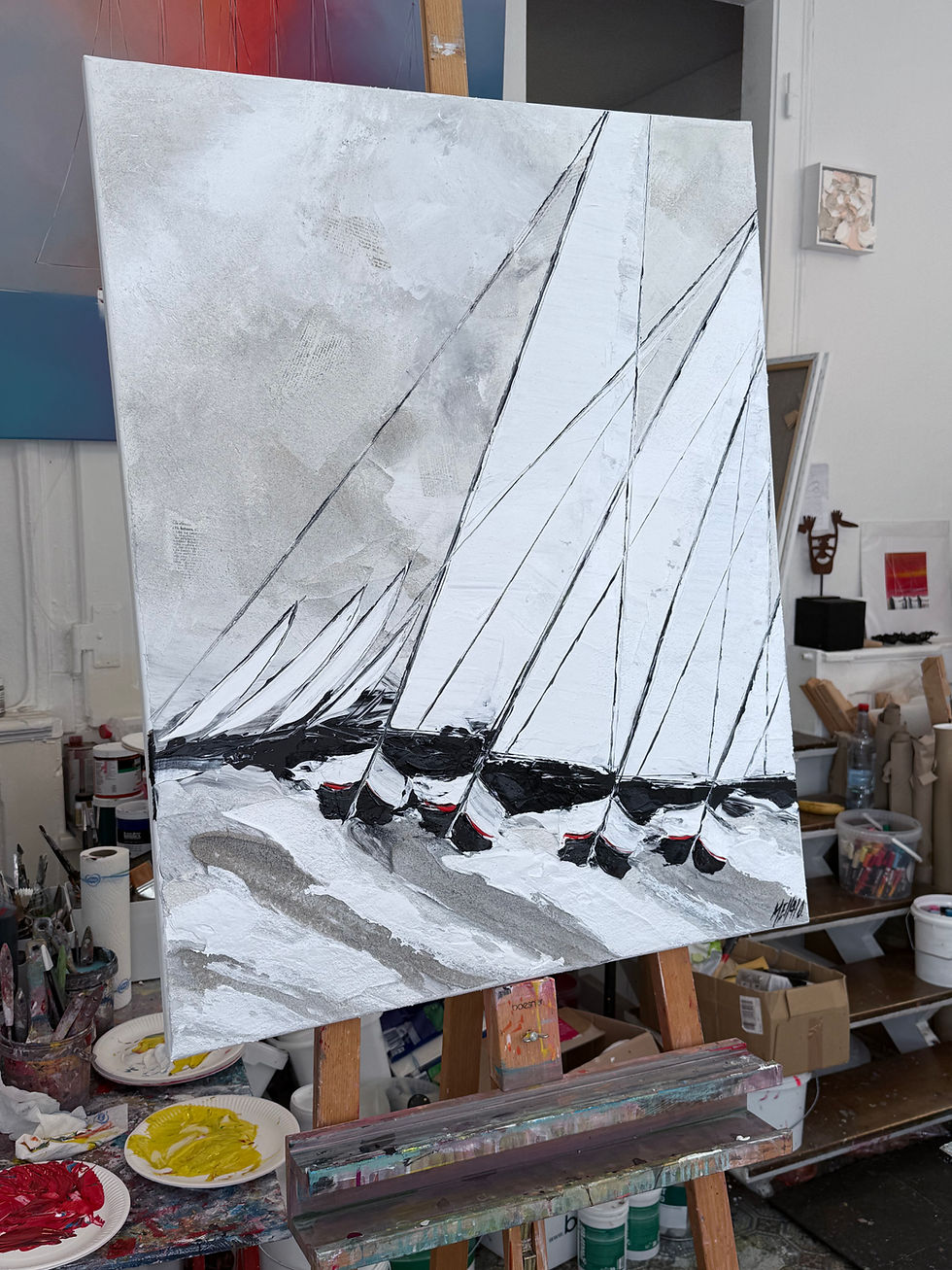 Miniature : Liberté en mer... | 80x100cm