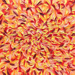 À la folie... | 100x100x5cm