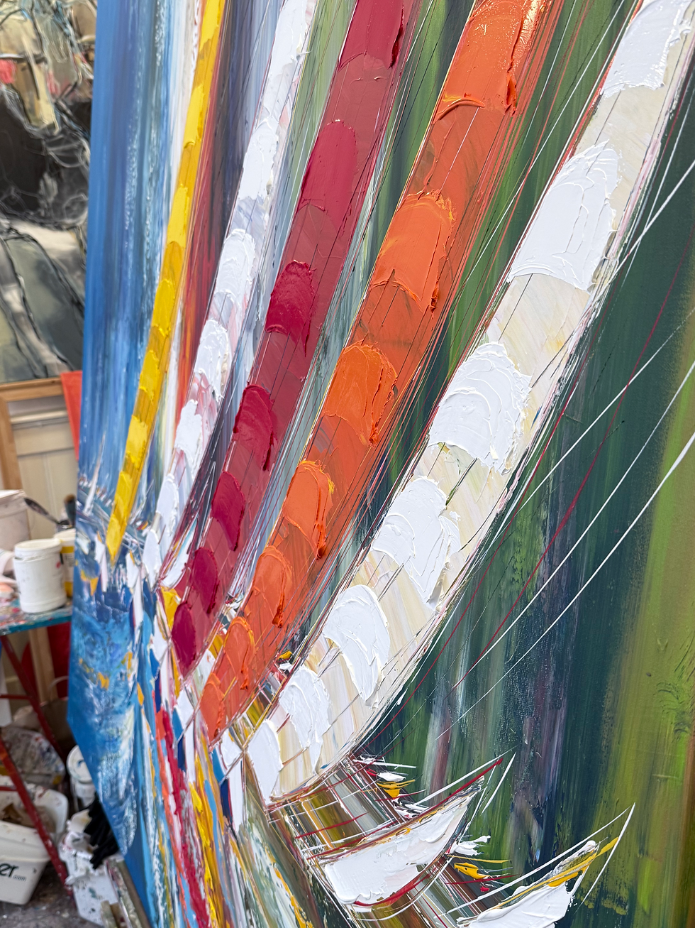 Miniature : L’appel du large... | 170x170cm