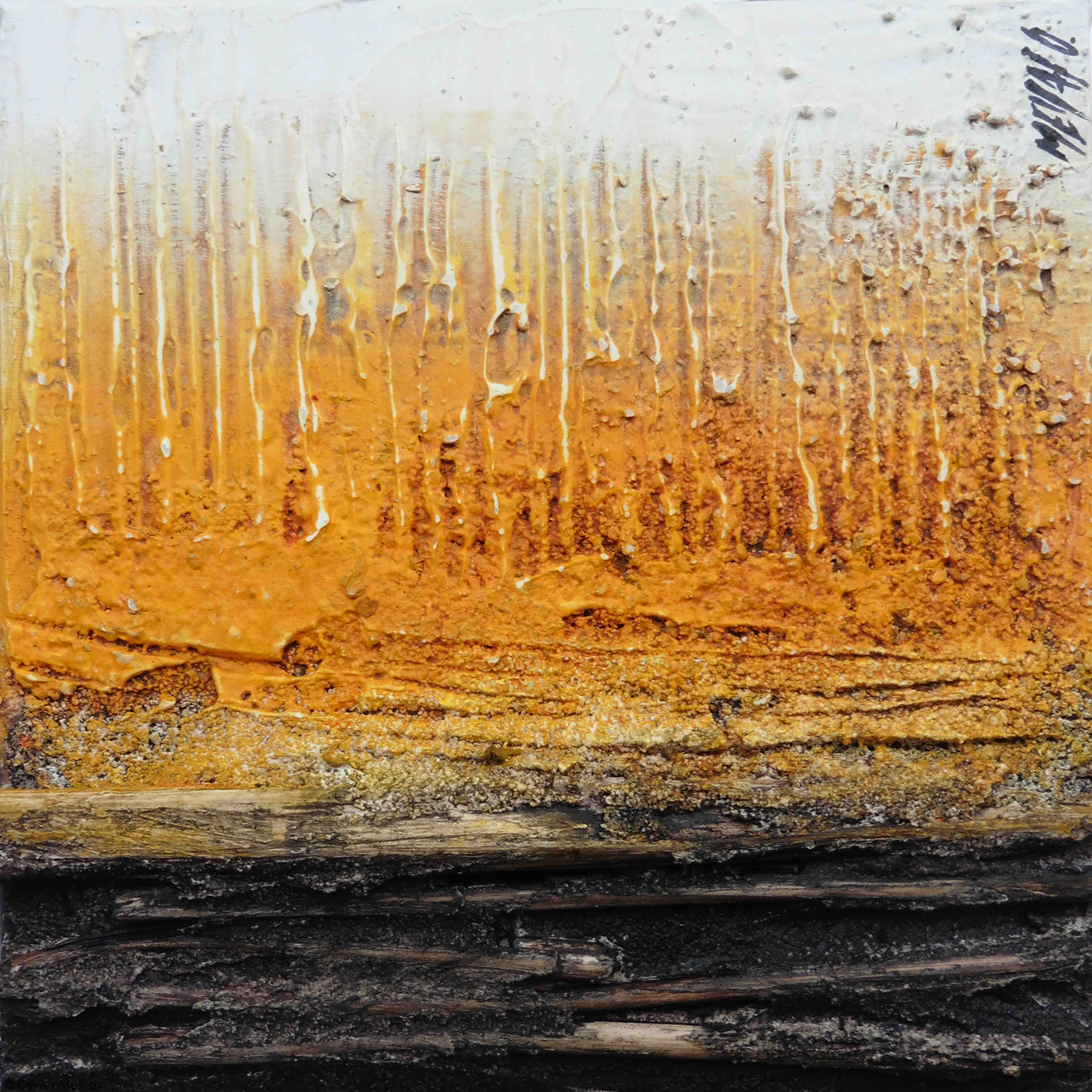 Eté indien IV, 20x20cm