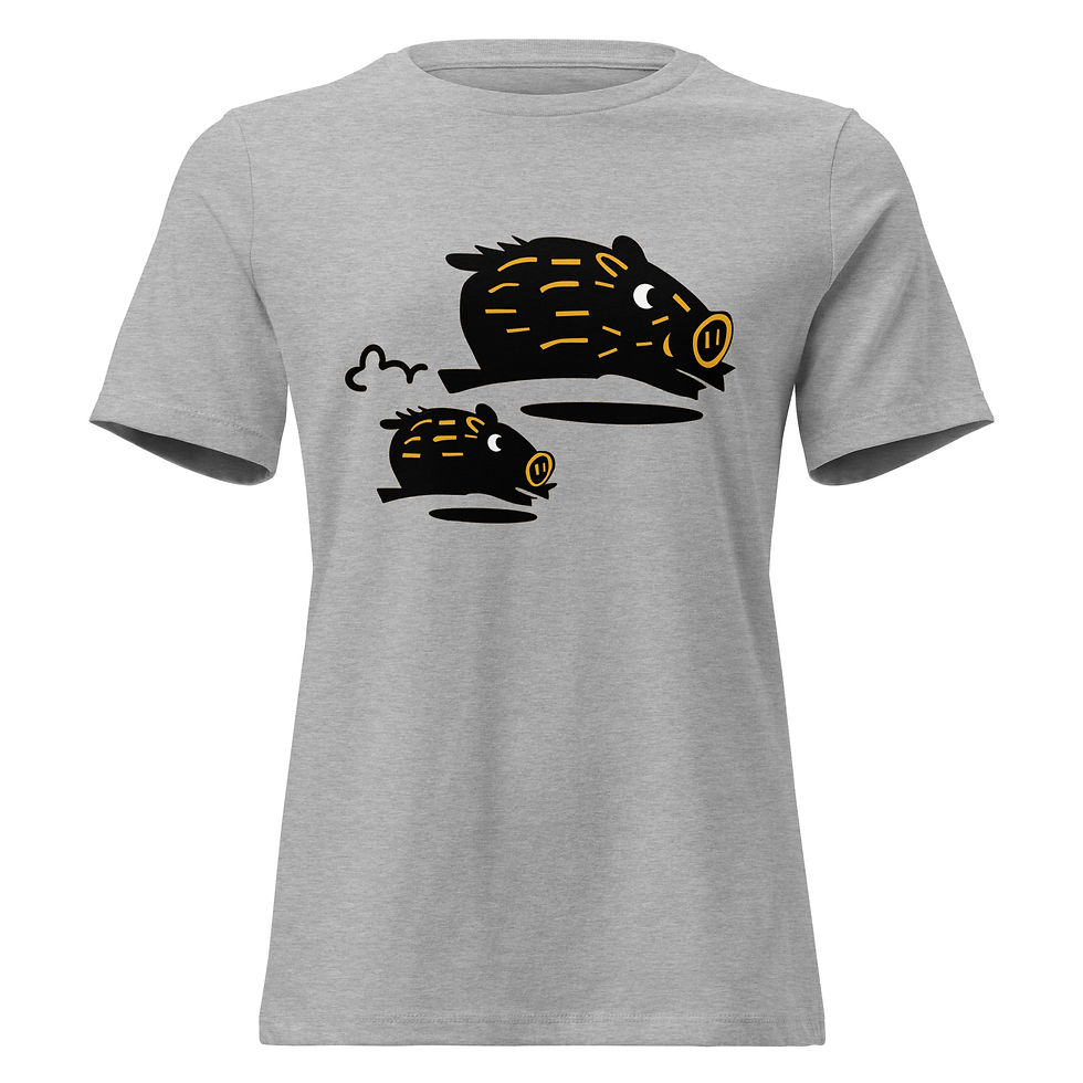 サムネイル： ワイルドボアーズ レディース リラックスTシャツ