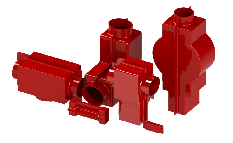 CUBIERTAS PARA CONECTORES DE 3"