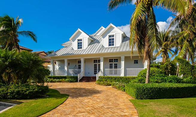 Florida-house-white-brick-path