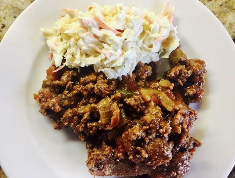 Sloppy Joe & Coleslaw