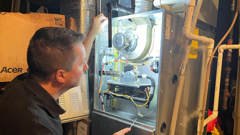 Home Inspection in action