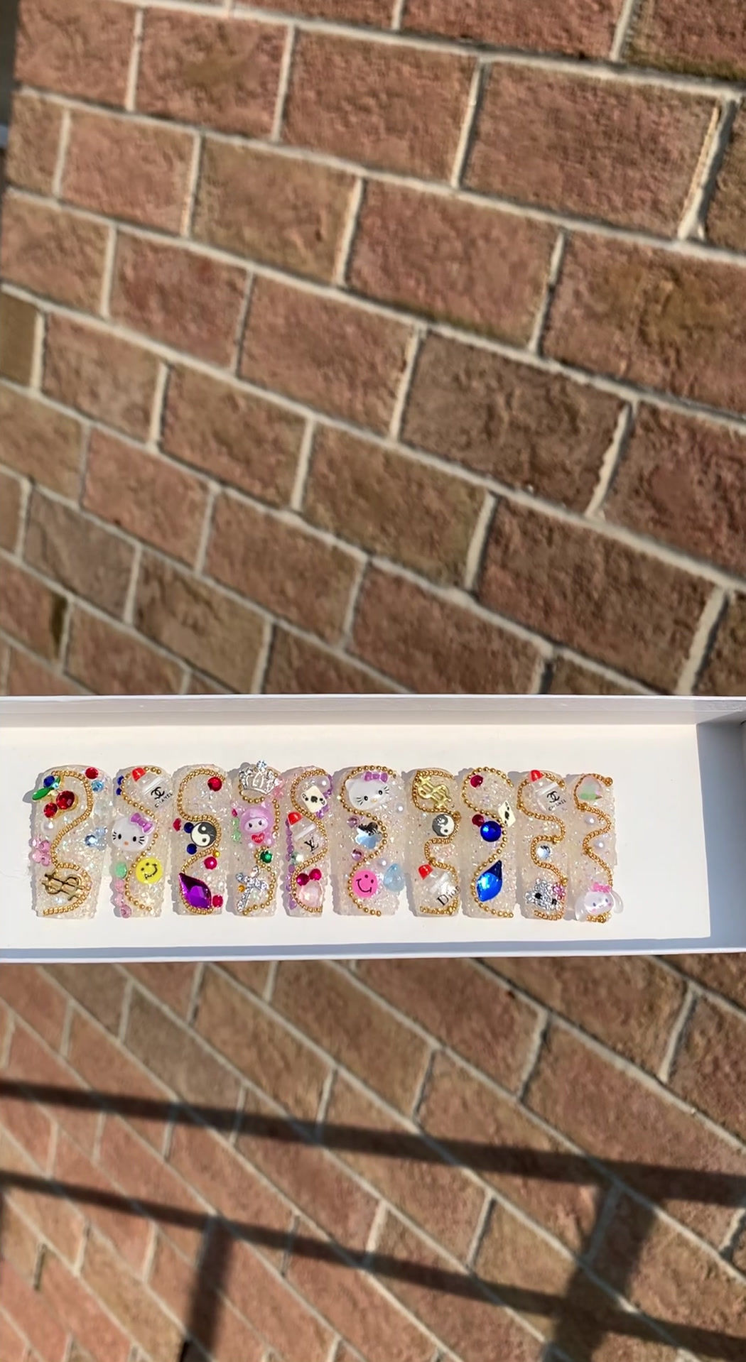 DOING TEWW MUCH SET ( SLAYED ON XL SQ)