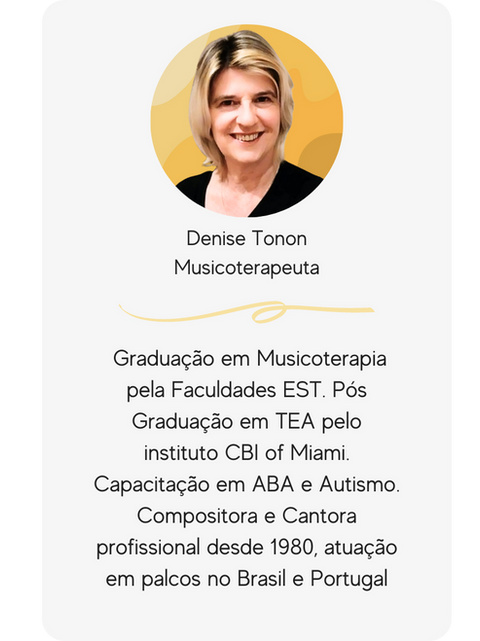 Currículo Musicoterapeuta Danise Tonon