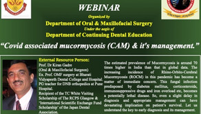Covid associated mucormycosis(CAM) & it’s management.
