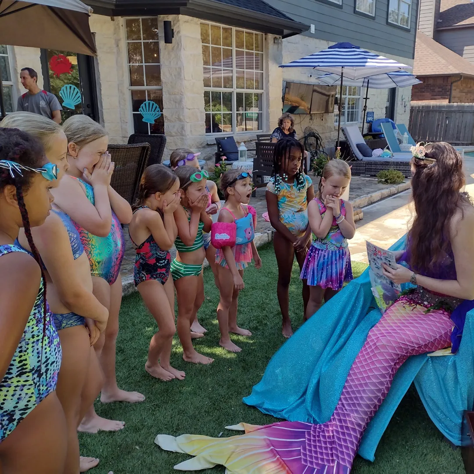 Mystica Fay providing entertainment for schools, kids birthday parties, and children events!