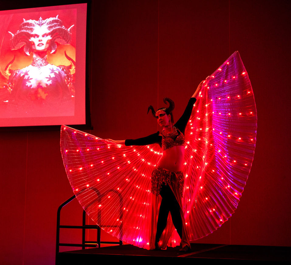 Professional performer Mystica Fay