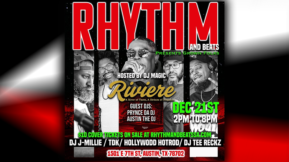 Rhythm and Beats Grown Folks at the Riviere