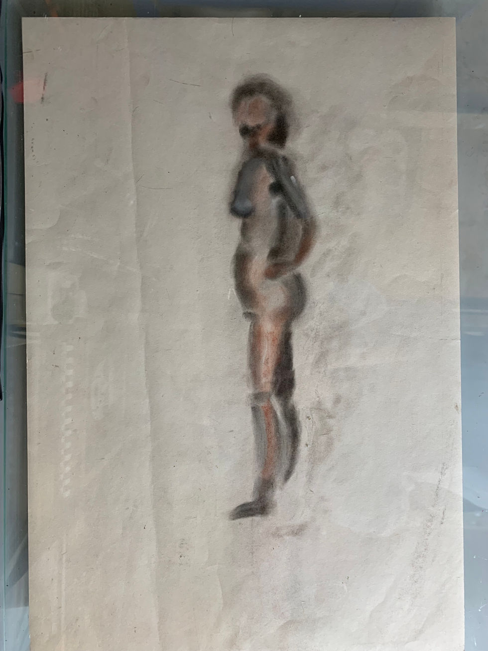 Lady Standing - in Powder Pigments