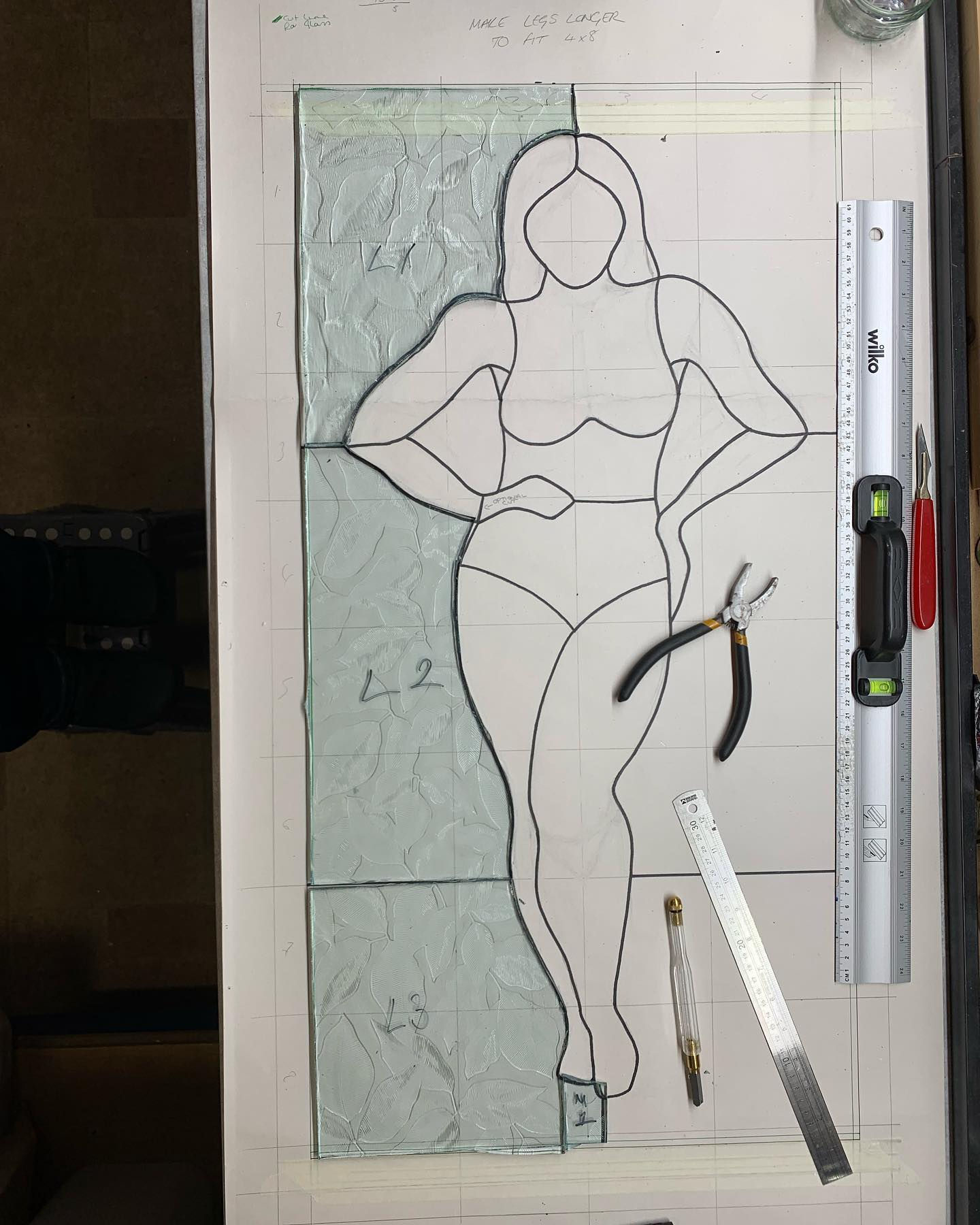 6mm Salvaged Front Door Glass