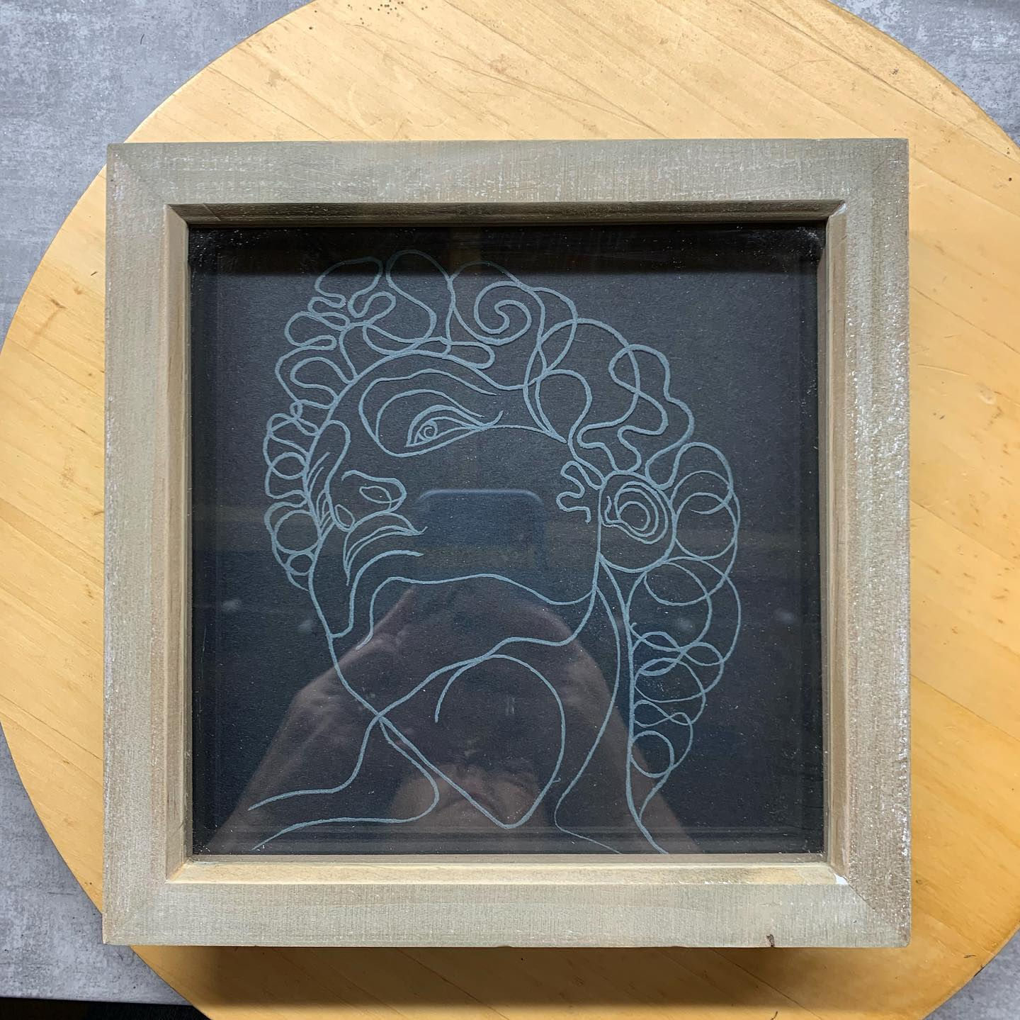 David - Framed with Black Backing Paper