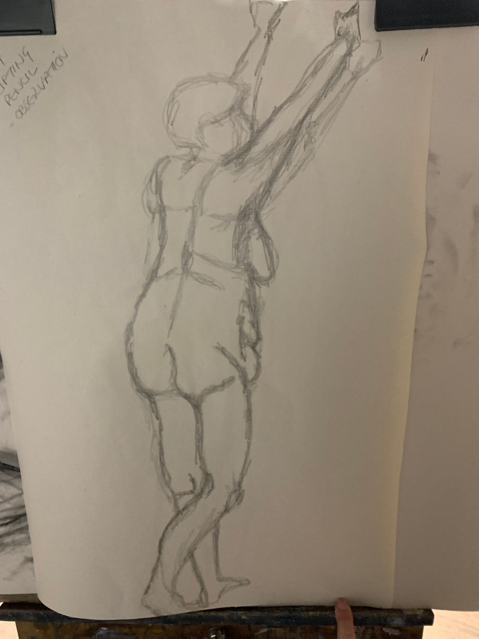 Standing Female in Pencil
