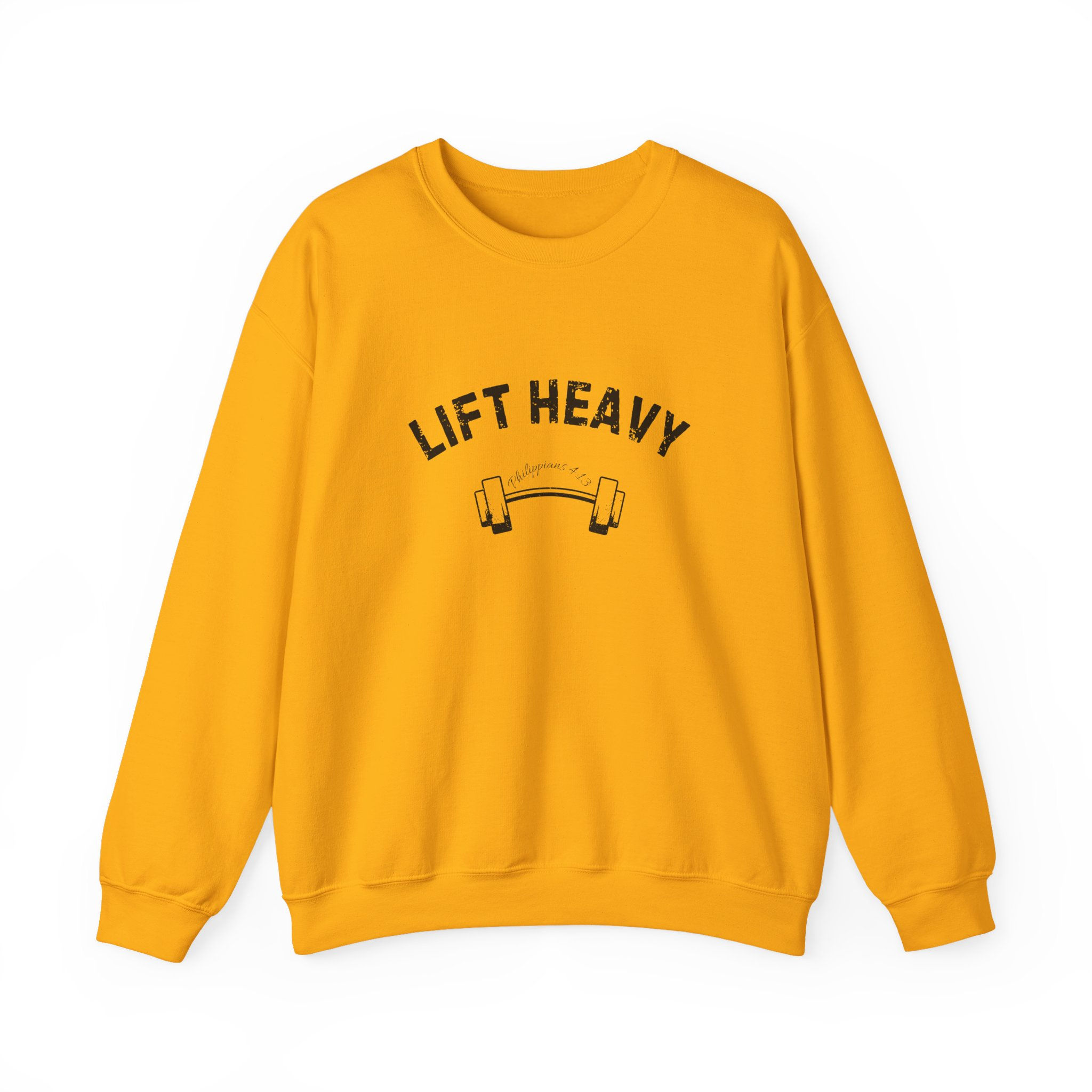 Lift Heavy Crewneck Sweatshirt, Motivational