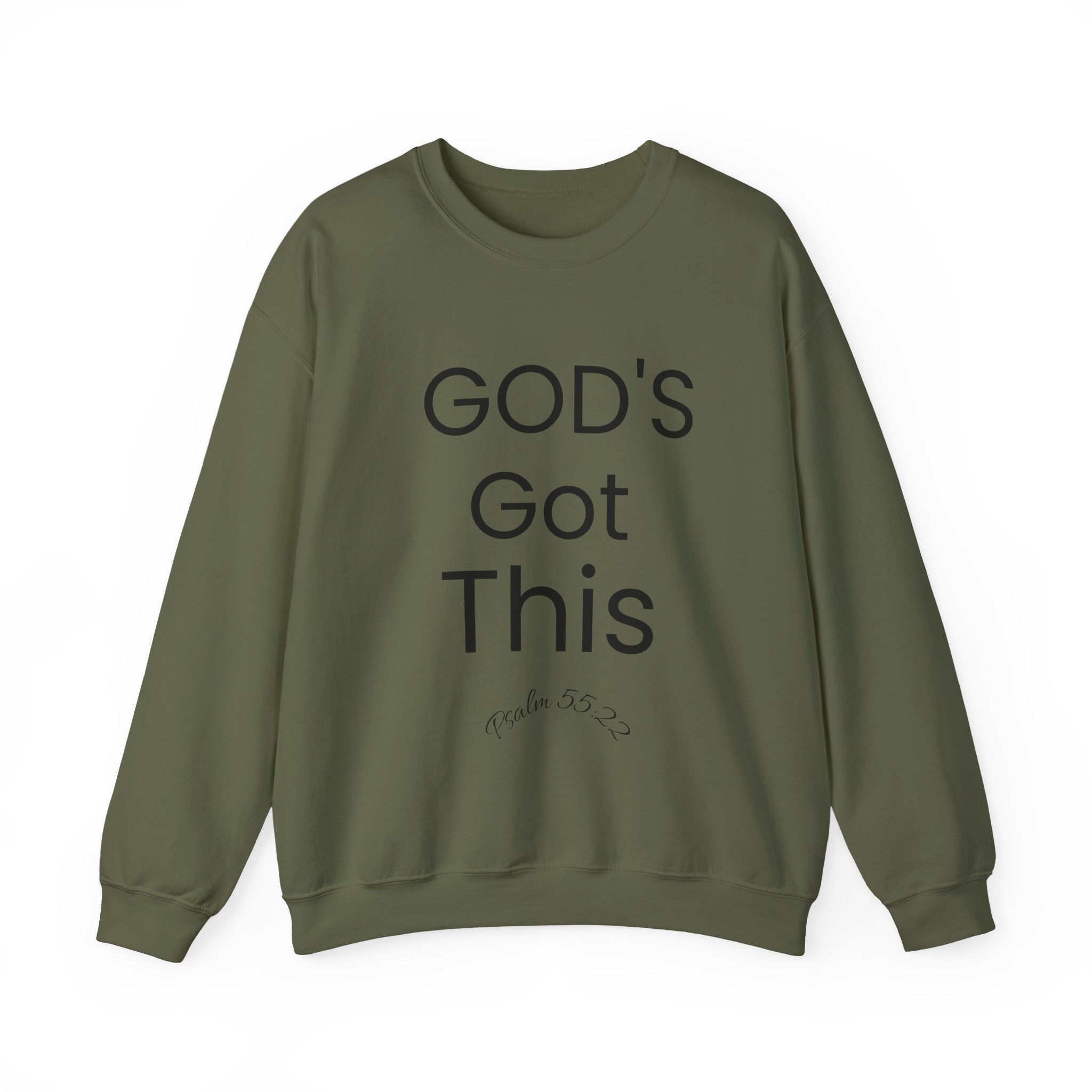 God's Got This Crewneck Sweatshirt - Faith-Based Fashion, Relaxed Fit
