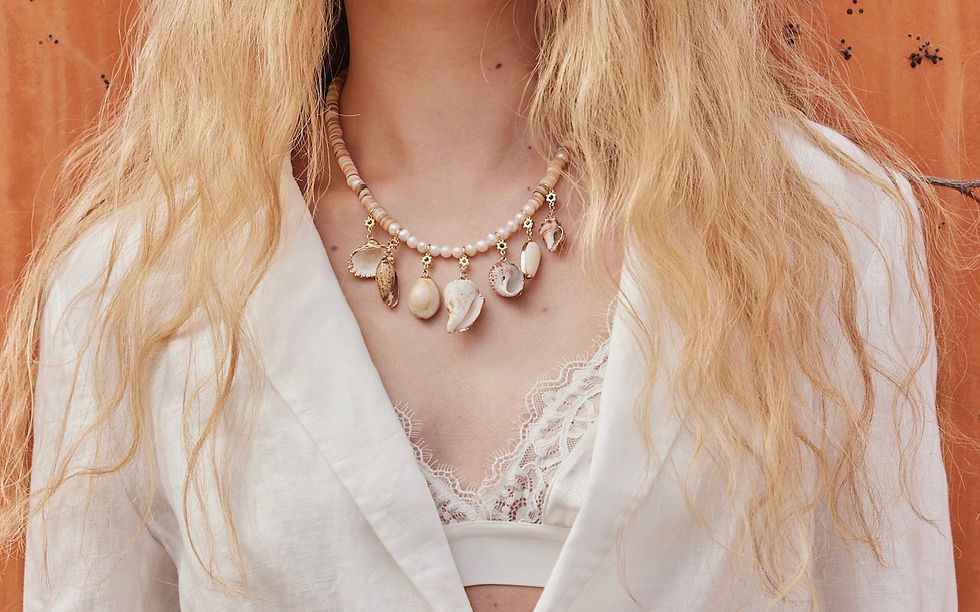 Thumbnail: Crystal Shell Necklace