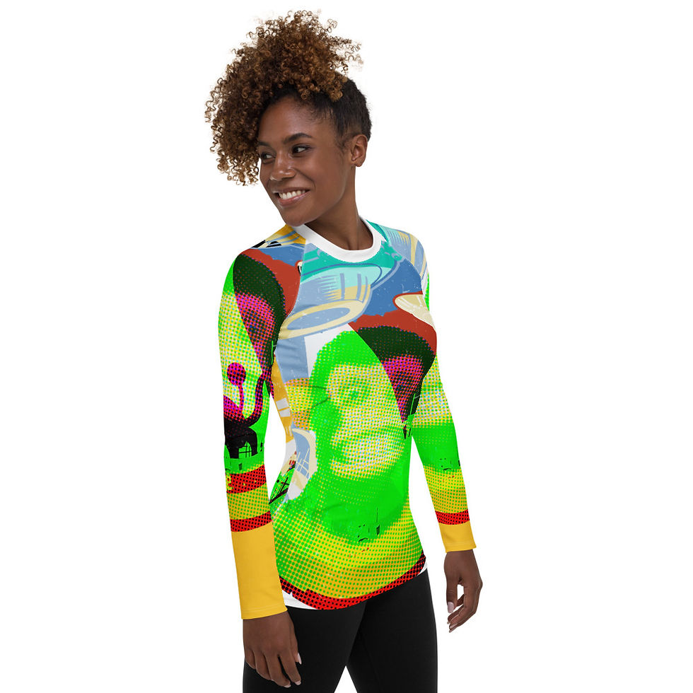 Miniatura: Monkeys must survive_Women's Rash Guard