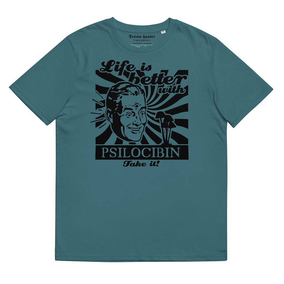 Miniatura: Psilocibin Unisex organic cotton t-shirt 